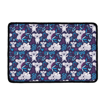 Koala Forest Pattern Print Kitchen Mat