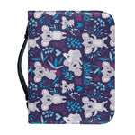 Koala Forest Pattern Print Leather Bible Cover