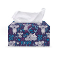 Koala Forest Pattern Print Leather Tissue Box Cover