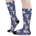 Koala Forest Pattern Print Long Socks