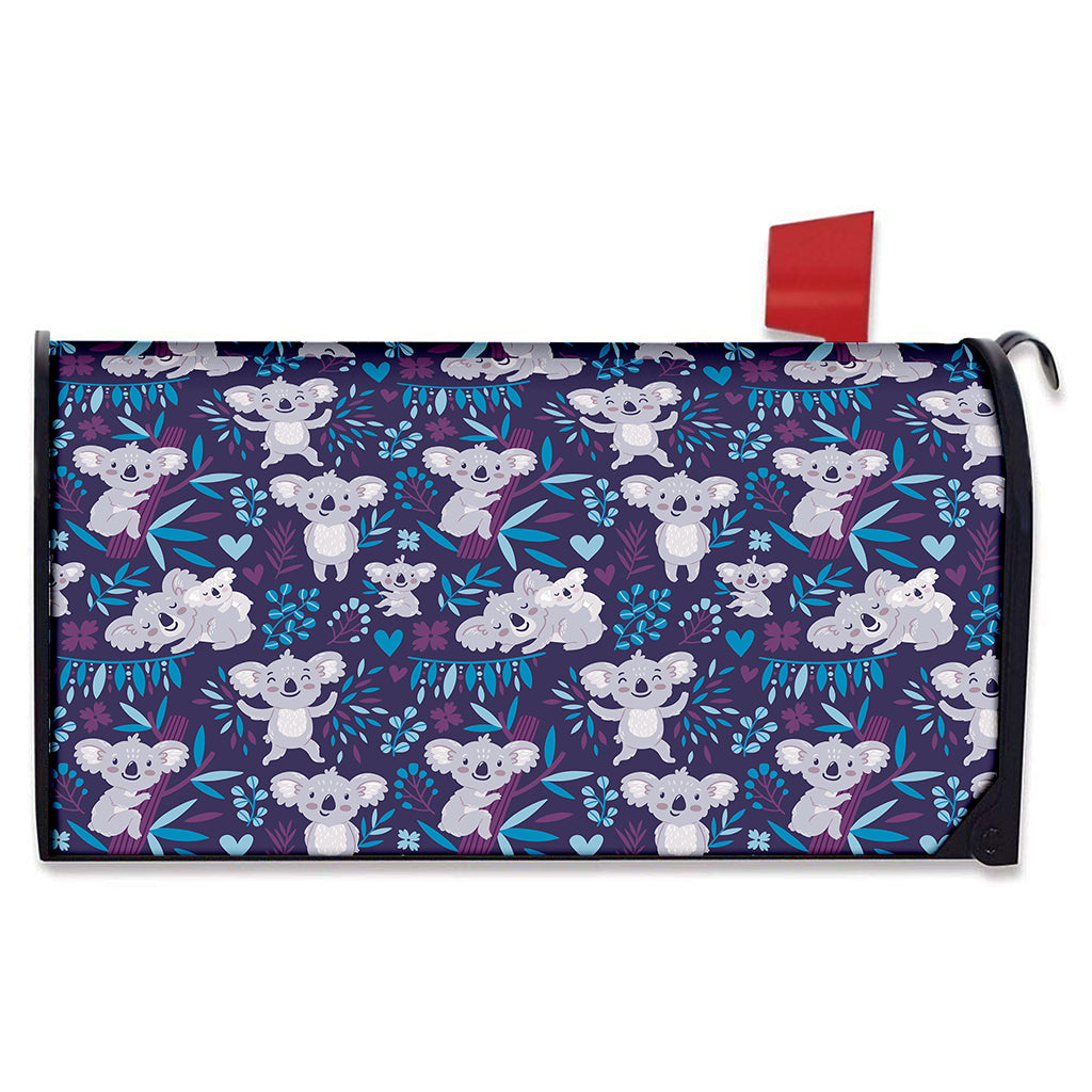 Koala Forest Pattern Print Mailbox Cover