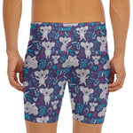 Koala Forest Pattern Print Men's Long Boxer Briefs