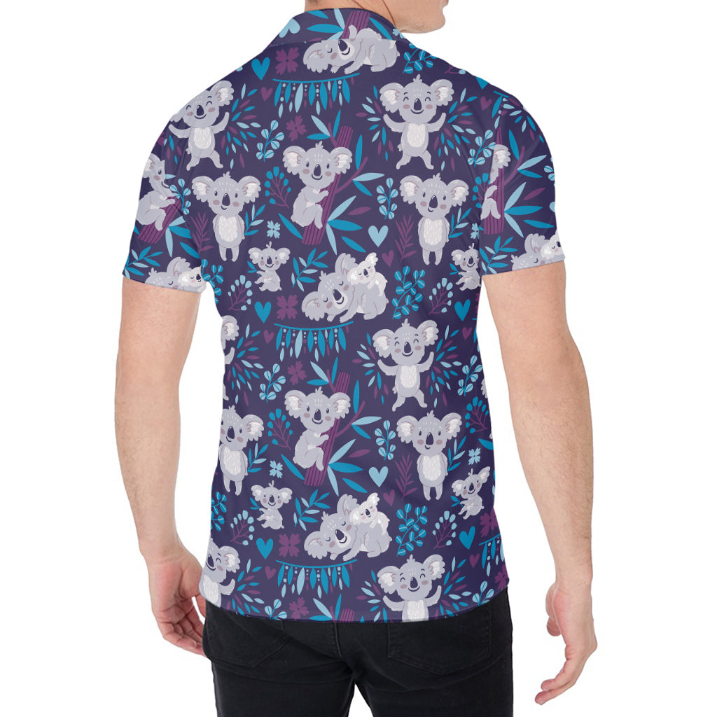 Koala Forest Pattern Print Men's Shirt