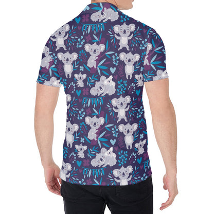 Koala Forest Pattern Print Men's Shirt