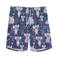 Koala Forest Pattern Print Men's Athletic Shorts