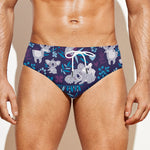 Koala Forest Pattern Print Men's Swim Briefs