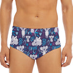 Koala Forest Pattern Print Men's Triangle Swim Briefs