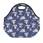 Koala Forest Pattern Print Neoprene Lunch Bag