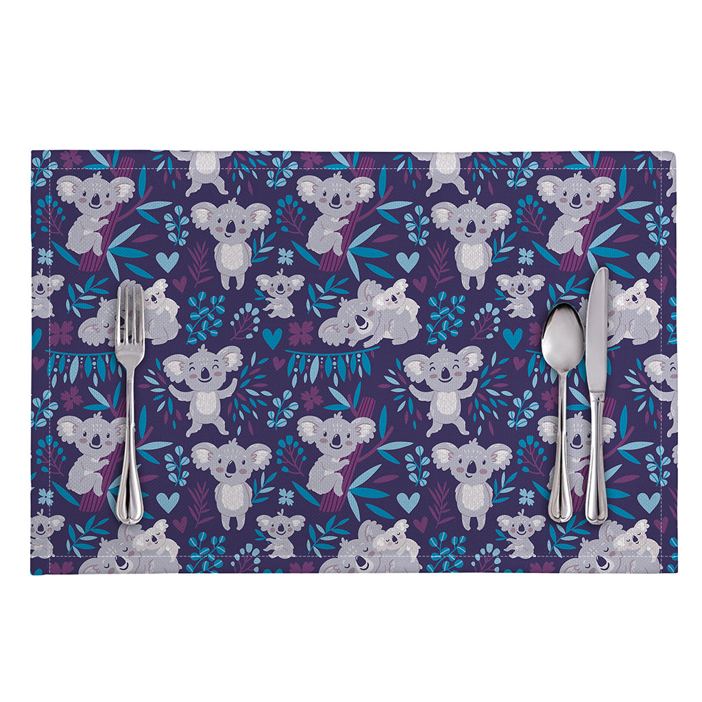Koala Forest Pattern Print Placemat