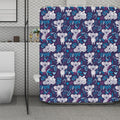 Koala Forest Pattern Print Polyester Shower Curtain