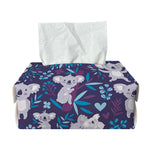 Koala Forest Pattern Print Rectangle Tissue Box Cover