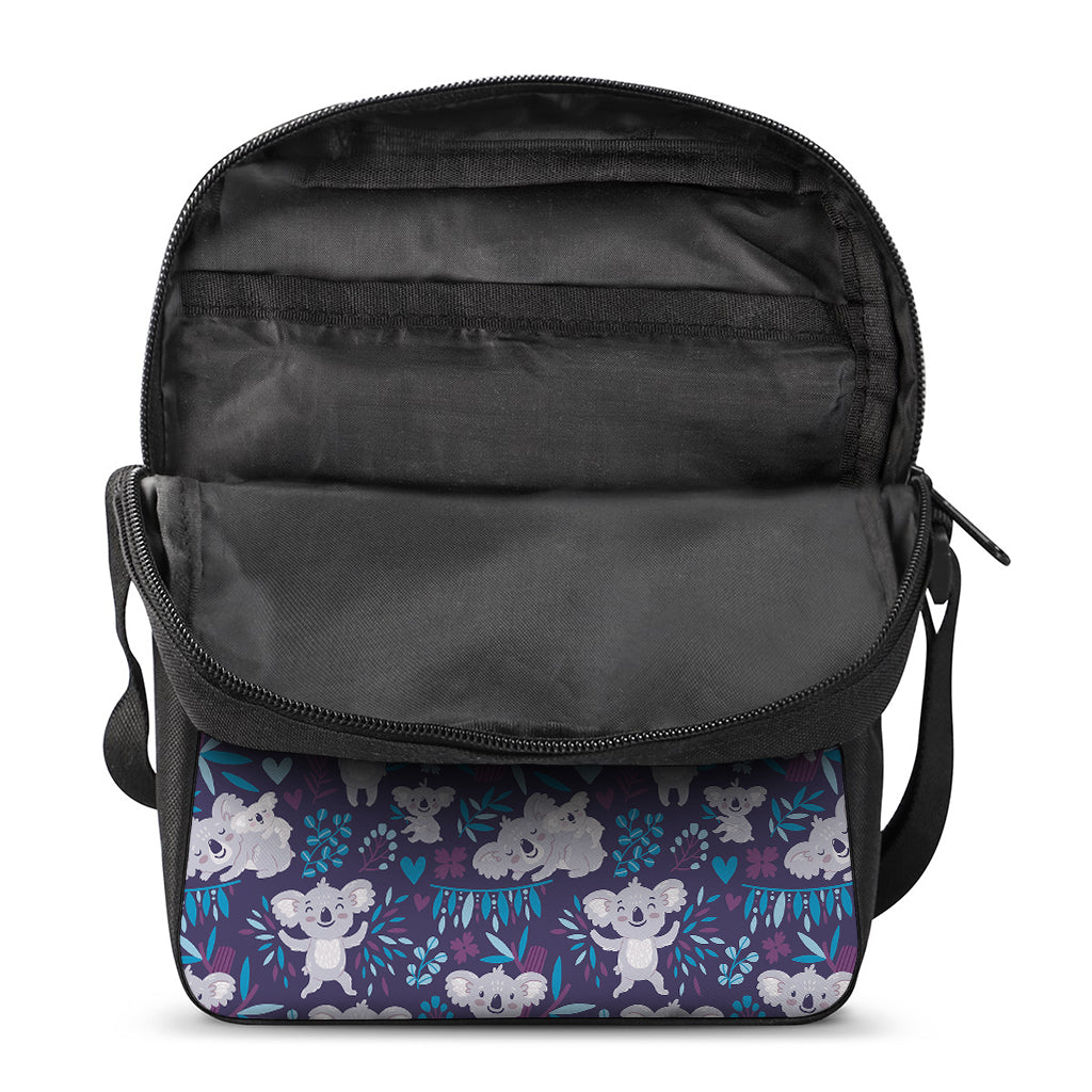 Koala Forest Pattern Print Rectangular Crossbody Bag
