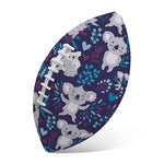 Koala Forest Pattern Print Rugby Ball