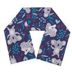 Koala Forest Pattern Print Scarf