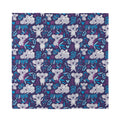 Koala Forest Pattern Print Silk Bandana