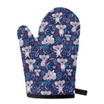 Koala Forest Pattern Print Single Oven Mitt