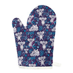 Koala Forest Pattern Print Single Oven Mitt
