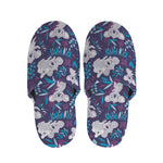 Koala Forest Pattern Print Slippers