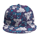 Koala Forest Pattern Print Snapback Cap