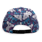 Koala Forest Pattern Print Snapback Cap