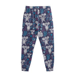 Koala Forest Pattern Print Sweatpants