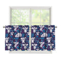 Koala Forest Pattern Print Tier Curtains