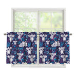 Koala Forest Pattern Print Tier Curtains