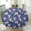 Koala Forest Pattern Print Waterproof Round Tablecloth