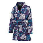 Koala Forest Pattern Print Women's Bathrobe