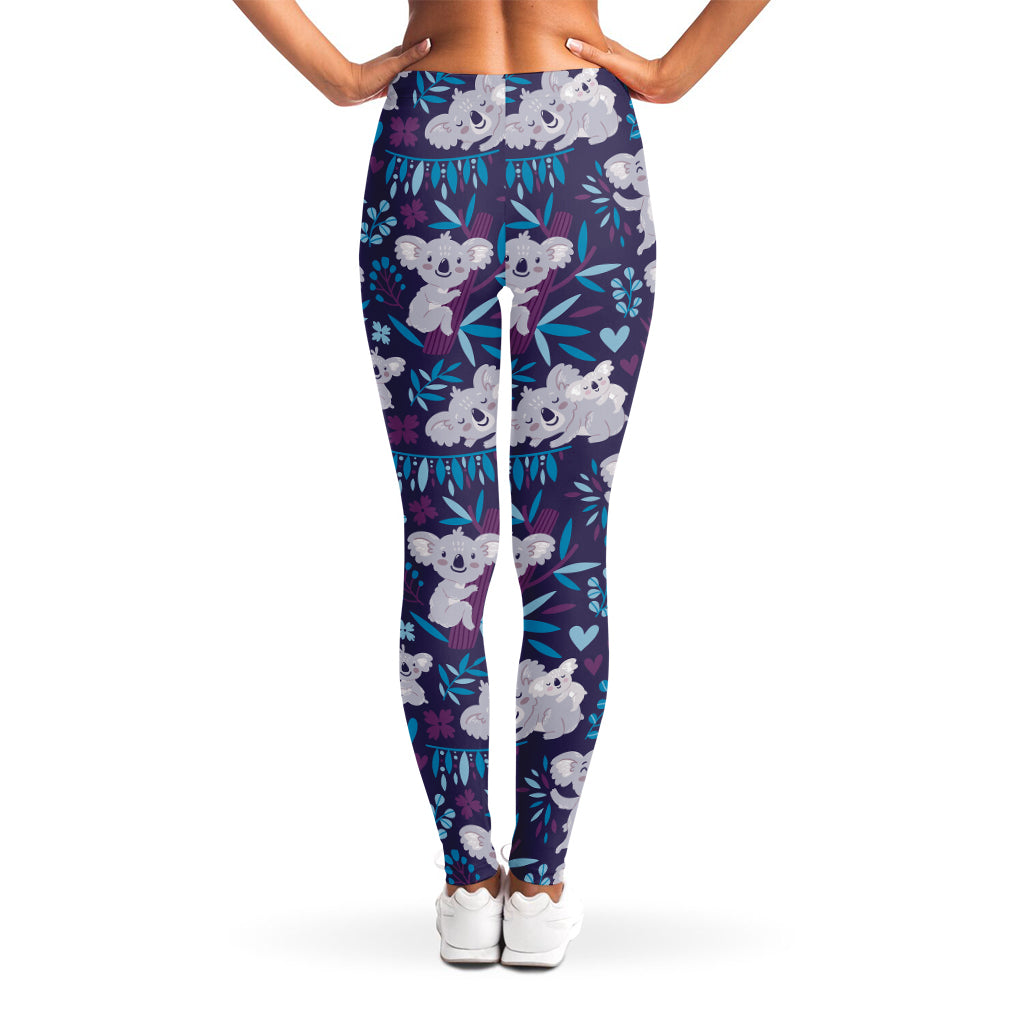 Koala Forest Pattern Print Women's Leggings