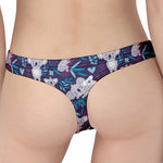 Koala Forest Pattern Print Women's Thong