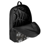 Koi Carp And Chrysanthemum Pattern Print 17 Inch Backpack