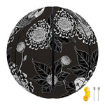 Koi Carp And Chrysanthemum Pattern Print Basketball