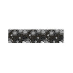 Koi Carp And Chrysanthemum Pattern Print Bed Runner