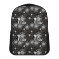 Koi Carp And Chrysanthemum Pattern Print Casual Backpack