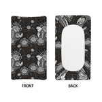Koi Carp And Chrysanthemum Pattern Print Changing Pad Cover