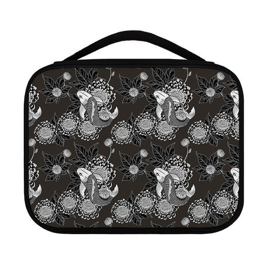 Koi Carp And Chrysanthemum Pattern Print Classic Bible Case