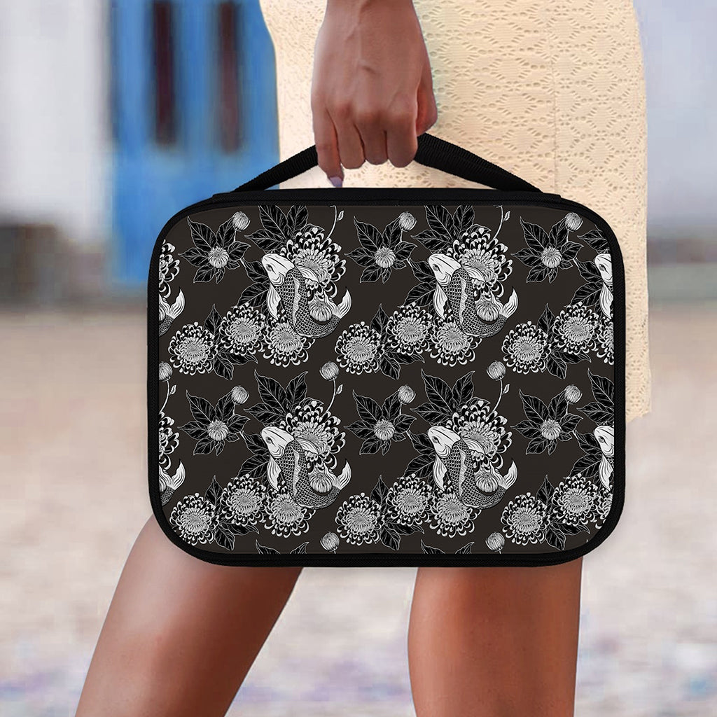 Koi Carp And Chrysanthemum Pattern Print Classic Bible Case
