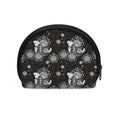 Koi Carp And Chrysanthemum Pattern Print Coin Purse
