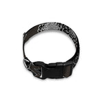 Koi Carp And Chrysanthemum Pattern Print Dog Collar