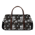 Koi Carp And Chrysanthemum Pattern Print Duffel Bag