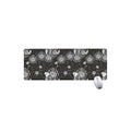 Koi Carp And Chrysanthemum Pattern Print Extended Mouse Pad