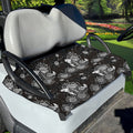 Koi Carp And Chrysanthemum Pattern Print Golf Cart Seat Cover
