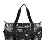 Koi Carp And Chrysanthemum Pattern Print Gym Bag