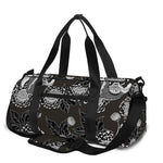 Koi Carp And Chrysanthemum Pattern Print Gym Bag