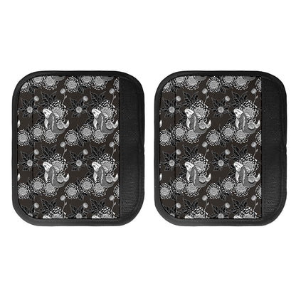 Koi Carp And Chrysanthemum Pattern Print Handle Covers