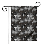 Koi Carp And Chrysanthemum Pattern Print House Flag