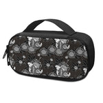 Koi Carp And Chrysanthemum Pattern Print Insulin Cooler Travel Case