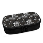 Koi Carp And Chrysanthemum Pattern Print Insulin Cooler Travel Case