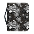 Koi Carp And Chrysanthemum Pattern Print Leather Bible Cover